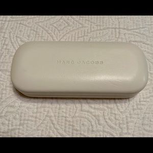 Marc Jacobs White Leather Sunglass Case